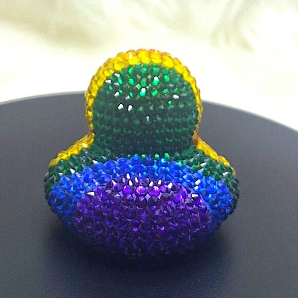 Rainbow Rubber Duck, Pride Duck, Colorful Jeep Duck, Unique Gift, Bling/Bedazzle - Picture 6 of 8